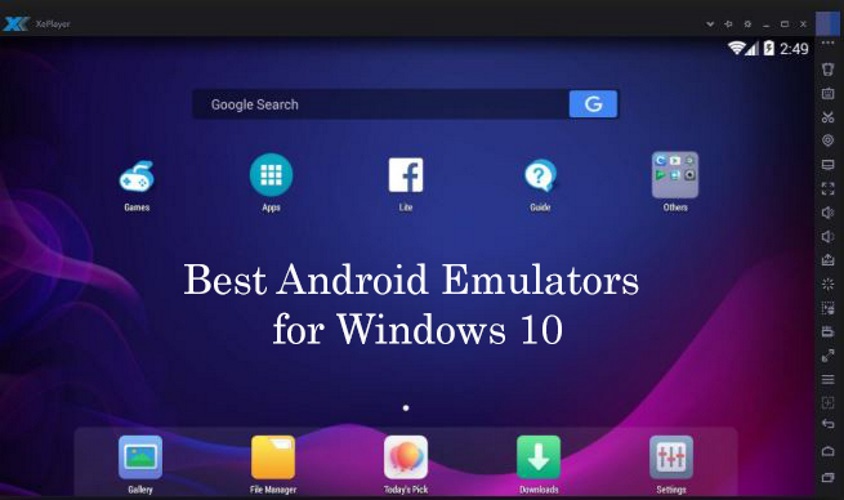 android emulators windows 10